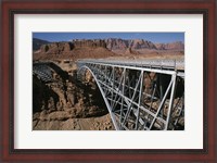 Framed Bridge across a river, Navajo Bridge, Colorado River, Grand Canyon National Park, Arizona, USA