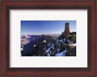 Framed Ruin of an old building on a cliff, Grand Canyon National Park, Arizona, USA