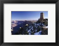 Framed Ruin of an old building on a cliff, Grand Canyon National Park, Arizona, USA