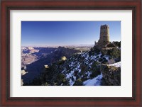 Framed Ruin of an old building on a cliff, Grand Canyon National Park, Arizona, USA