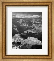 Framed Grand Canyon with Clouds