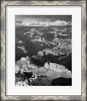 Framed Grand Canyon with Clouds