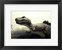 Framed Close-up of a Tyrannosaurus Rex