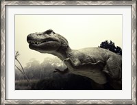 Framed Close-up of a Tyrannosaurus Rex