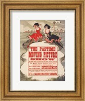 Framed Pastime moving picture show