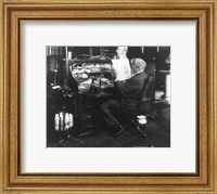 Framed Thomas Alva Edison, 1847-1931