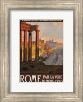 Framed Rome Vintage Travel