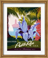 Framed Discover Puerto Rico