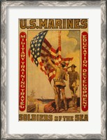 Framed U.S. Marines - Soldiers of the sea