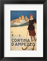 Framed Cortina d'Ampezzo