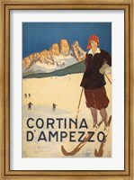 Framed Cortina d'Ampezzo