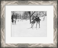 Framed Learning to Ski, Quebec