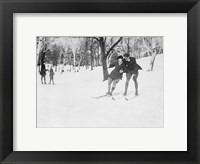 Framed Learning to Ski, Quebec