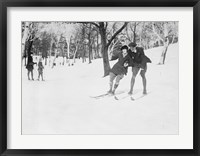 Framed Learning to Ski, Quebec