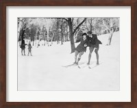 Framed Learning to Ski, Quebec