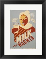 Framed Milk - for warmth Energy food