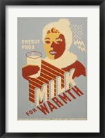 Framed Milk - for warmth Energy food
