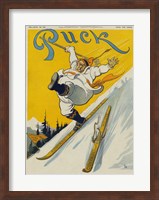 Framed lost ski