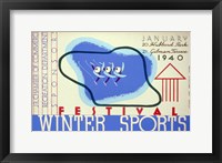 Framed Winter sports festival, Jr. Chamber of Commerce