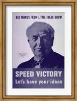 Framed Big things from little ideas grow