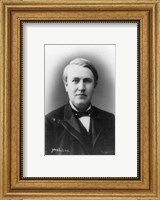 Framed Thomas Edison Portrait
