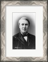 Framed Thomas Edison Portrait