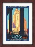 Framed Royal York Poster