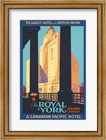 Framed Royal York Poster