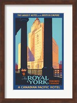 Framed Royal York Poster