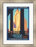 Framed Royal York Poster