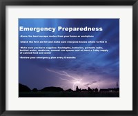 Framed Emergency Preparedness