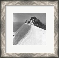Framed Washington - Mount Rainier Top of Gibralter Rock