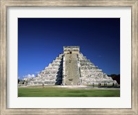 Framed Pyramid, El Castillo, Chichen Itza Mayan, Yucatan, Mexico
