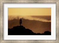 Framed Man on top of a Summit