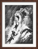 Framed Matterhorn disaster Gustav Dore