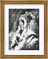 Framed Matterhorn disaster Gustav Dore