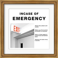 Framed In Case Of Emergency