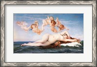 Framed 1863 Alexandre Cabanel - The Birth of Venus