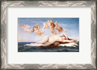 Framed 1863 Alexandre Cabanel - The Birth of Venus