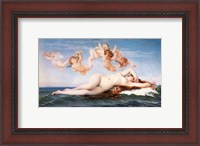 Framed 1863 Alexandre Cabanel - The Birth of Venus