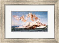 Framed 1863 Alexandre Cabanel - The Birth of Venus