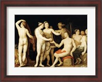 Framed Judgment of Paris Aphrodite
