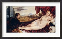 Framed Venus with the Organ Player