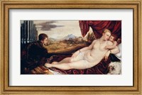 Framed Venus with the Organ Player