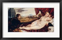 Framed Venus with the Organ Player