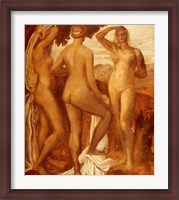 Framed Watts George Frederic The Judgement Of Paris