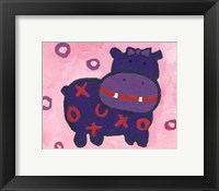 Framed Hippo - mini