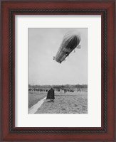 Framed Blimp, Zeppelin, In Flight