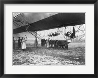 Framed Zeppelin Landing in Presence of Count Zeppelin and Crown Prince
