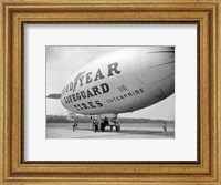 Framed Goodyear Blimp at Washington Air Post, 1938